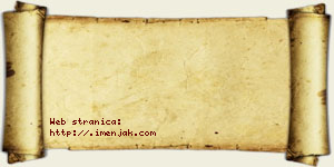 Angelina Kalajdžić vizit kartica